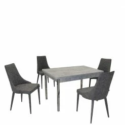 4 Personen Tischgruppe Günstig - Times (fünfteilig)