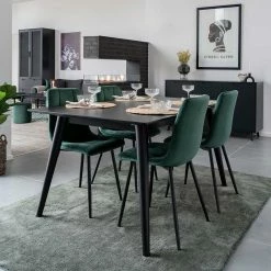 Ausziehtisch & Vier Stühle - Vigadru II (fünfteilig)