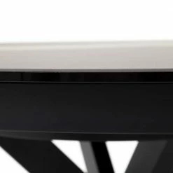 Eleganter Tisch Rund & Vier Armlehnstühle - Horiconta (fünfteilig) -Frastiva Shop eleganter tisch rund vier armlehnstuehle drehbar horiconta 04
