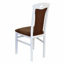 Essgruppe Aus Buchenholz Weiß - Linall -Frastiva Shop essgruppe aus buchenholz weiss mit strukturstoff kunstleder braun linall 05