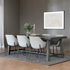 Esstisch Gruppe In Eiche Dunkel - Vedraza (siebenteilig)