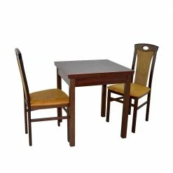 Esstisch Mit 2 Polsterstühlen - Namino (dreiteilig)