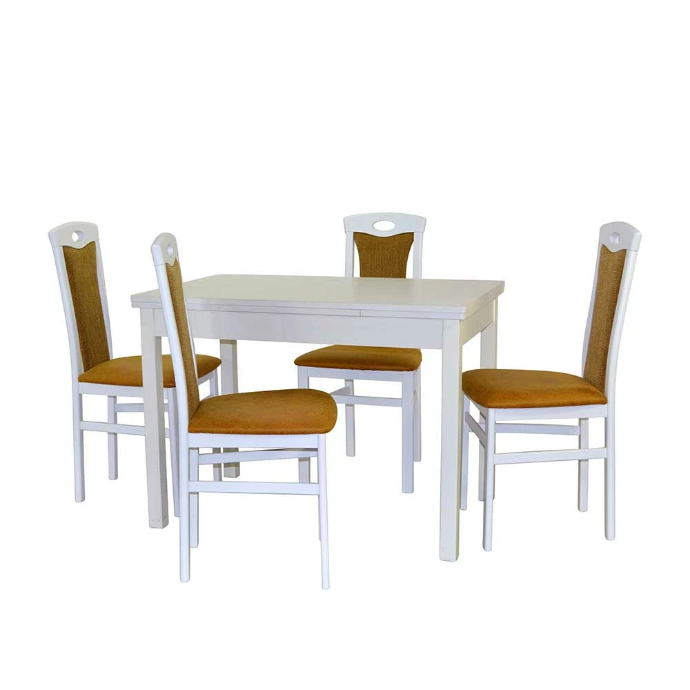 Esstisch Rechteckig & Stühle - Chapan (fünfteilig) – Bild 2