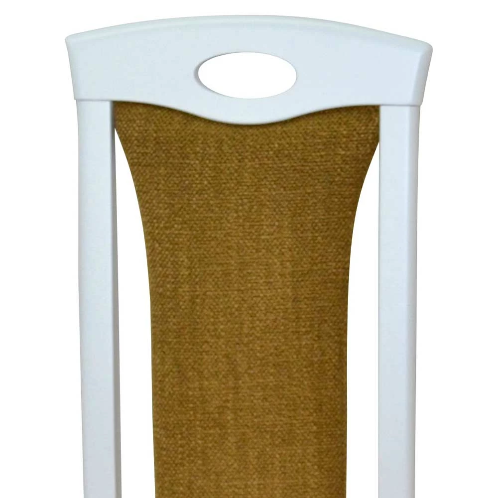 Esstisch Sitzgarnitur In Weiß & Ocker - Orcia (fünfteilig) – Bild 6