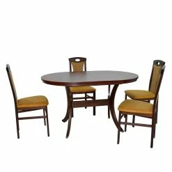 Esstisch Sitzgruppe In Nussbaum - Zytamos (fünfteilig)