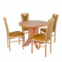 Esstisch & Stühle Kombi - Cacamp (fünfteilig)