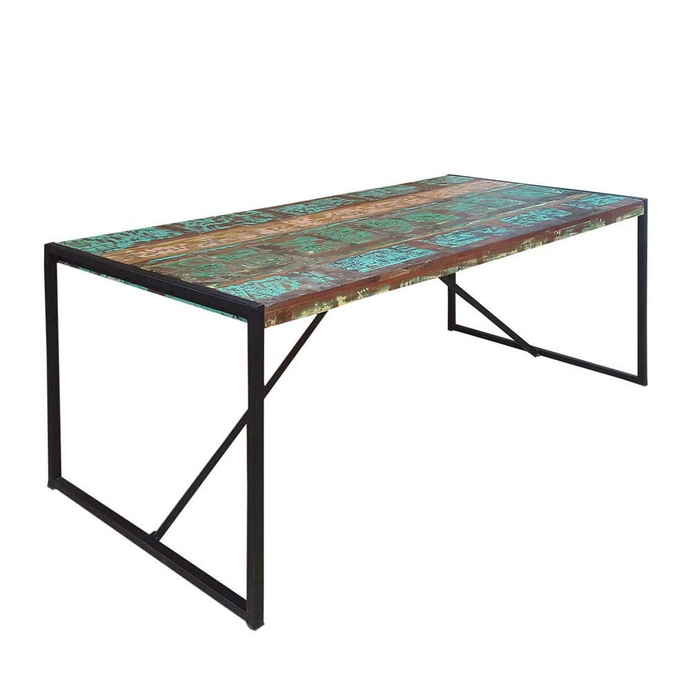 Esszimmer Tischgruppe Im Shabby Chic Ensley Für 4 Personen (fünfteilig) – Bild 5