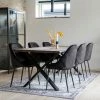 Esszimmertisch & Polsterstühle Set - Savi (siebenteilig)