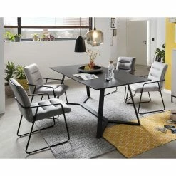 Esszimmertisch & Stühle Kombi - Faustro (fünfteilig)