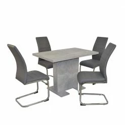 Graue Essgruppe Modern - Rileys (fünfteilig)