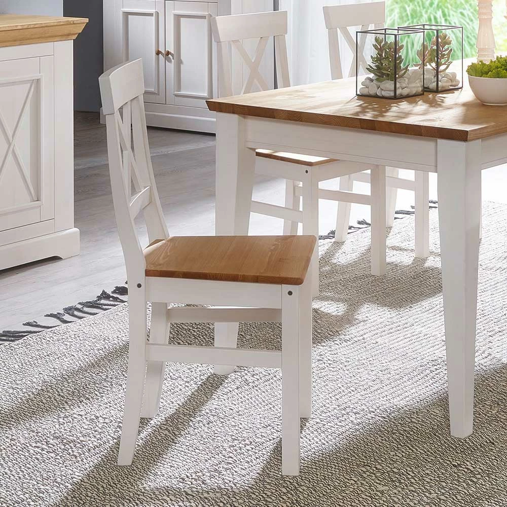 Kiefer Essgruppe Elvelina Im Landhausstil (siebenteilig) – Bild 2