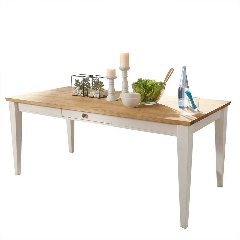 Kiefer Essgruppe Elvelina Im Landhausstil (siebenteilig) – Bild 3