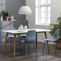 Küchen Tischgruppe Mit Schalenstühlen - Droyca (fünfteilig)