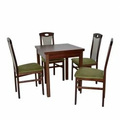 Küchentisch Essgruppe In Nussbaum - Solida (fünfteilig)