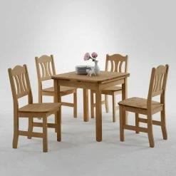 Massivholz Essgruppe Laticosia Aus Kiefer (fünfteilig)