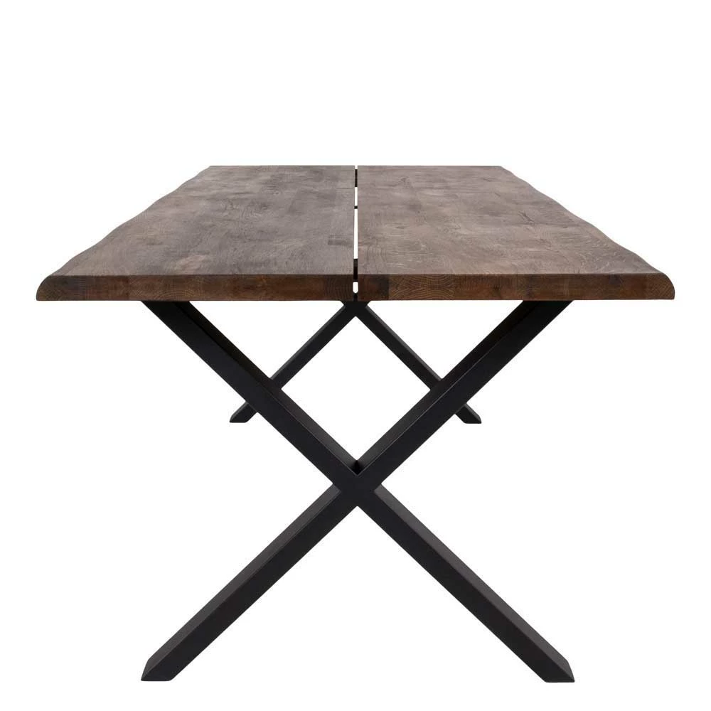 Räuchereiche Tisch & 6 Polsterstühle - Omy (siebenteilig) 4 Räuchereiche Tisch & 6 Polsterstühle - Omy (siebenteilig) – Bild 4