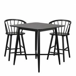 Retro Bartisch & Barstühle - Mectilda (dreiteilig)