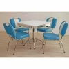 Retro Bistrogruppe Livonia In Blau (fünfteilig)