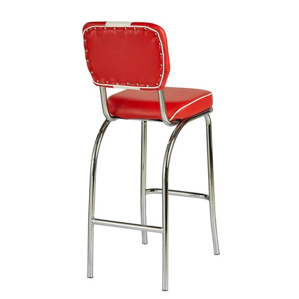 Rotes American Diner Set Branch Mit Bartisch (fünfteilig) 4 Rotes American Diner Set Branch Mit Bartisch (fünfteilig) – Bild 4