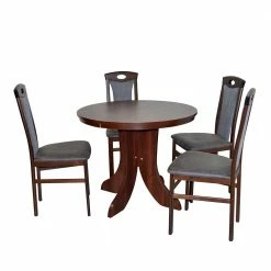 Runde Essgruppe Klassisch - Kourtneya (fünfteilig)