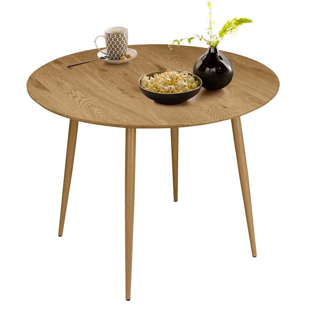 Runde Essgruppe Mit Schalenstühlen - Fabiola (fünfteilig) – Bild 3