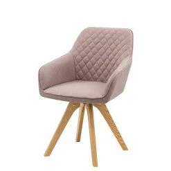 Scandi Essgruppe Mit 4 Tischsesseln - Restania (fünfteilig) -Frastiva Shop scandi essgruppe mit 4 tischsesseln in altrosa eiche restania 03