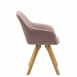 Scandi Essgruppe Mit 4 Tischsesseln - Restania (fünfteilig) -Frastiva Shop scandi essgruppe mit 4 tischsesseln in altrosa eiche restania 04