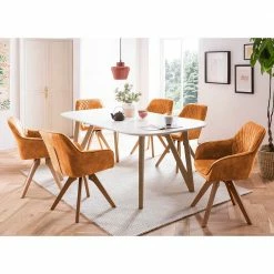 Scandi Style Essgruppe Als Set - Dronja (siebenteilig)