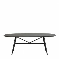 Schwarzer Esstisch & Samtstühle - Lacadossa (siebenteilig) -Frastiva Shop schwarzer esstisch samtstuehle in modernem design lacadossa 03