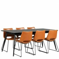 Set Retro Tisch & Stühle - Vartana (sechsteilig)