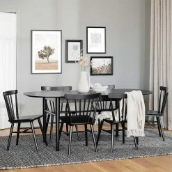 Skandi Essgruppe In Schwarz - Isacco (siebenteilig)