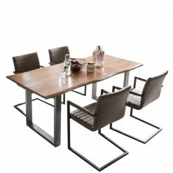 Tisch & Armlehnen Freischwinger - Filippo (fünfteilig)