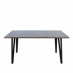 Tisch Mit Hairpin Legs & Stühle - Loppia (fünfteilig) 8 Tisch Mit Hairpin Legs & Stühle - Loppia (fünfteilig) -Frastiva Shop tisch mit hairpin legs stuehle aus microfaser mit rauten stepp loppia 03