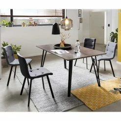 Tischgruppe Im Modernen Retrostil - Nongo (fünfteilig)