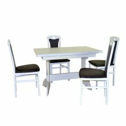 Weiße Essgruppe Für Die Küche - Capo (fünfteilig)