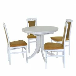 Weiße Essgruppe Set - Tateza (fünfteilig)